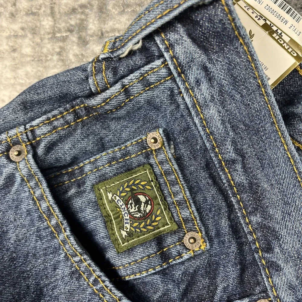 Cinch Western Jeans Mens Green Label Relaxed Original Rise Tapered Leg 44x32 NWT